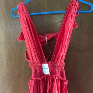 NWT Free People pink/rose Santa Maria Dress